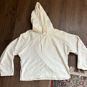 Uniqlo white hoodie